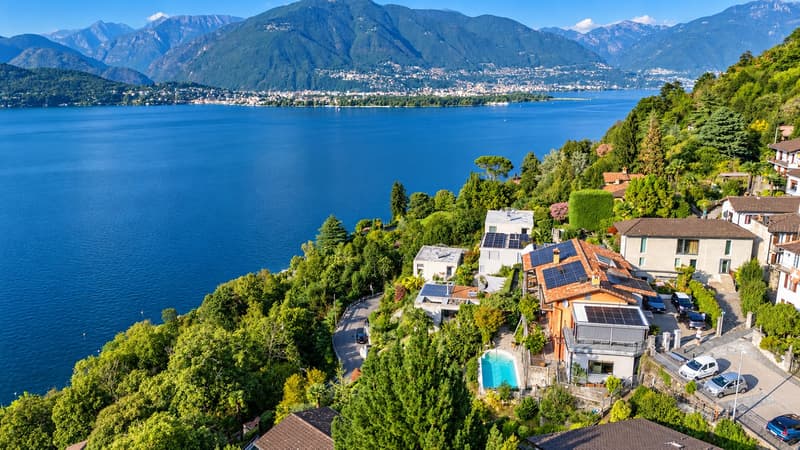 Villa con piscina e vista spettacolare sul Lago - Villa mit Pool und Panoramablick (30)
