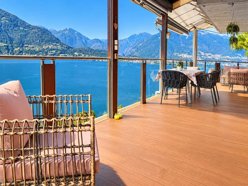 Villa con piscina e vista spettacolare sul Lago - Villa mit Pool und Panoramablick (15)