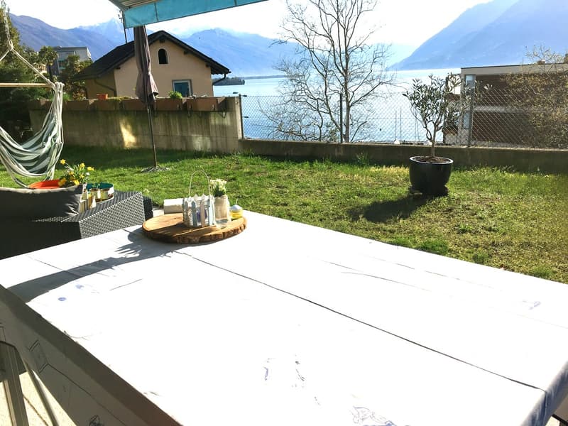 Großes 5,5-Zi-Wohnung mit Garten und Terrasse mit Blick auf den See in Brissago (5)