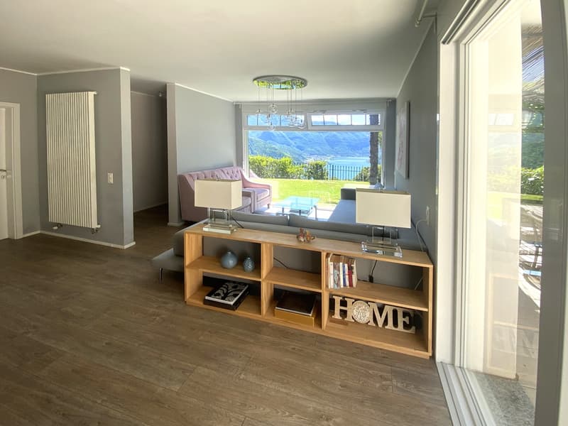 Haus 2,5 Zimmer renoviert mit Blick auf Ceresio, Garten und Parkplätze (5)