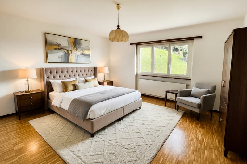 Einfamilienhaus mit 7,5 Zimmern, Garten und Panoramaterrassen (8)
