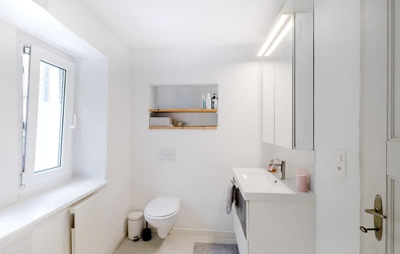 House with 3.5, 2.5 rooms, independent studio, garden and balconies. (8)