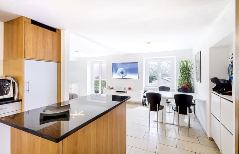 Haus mit 3,5, 2,5 Zimmern, eigenem Studio, Garten und Balkonen. (6)
