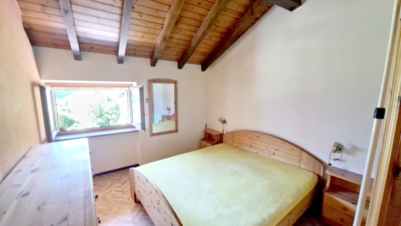 Maison tessinoise 5,5 dans la paix de la nature avec un panorama merveilleux. (6)