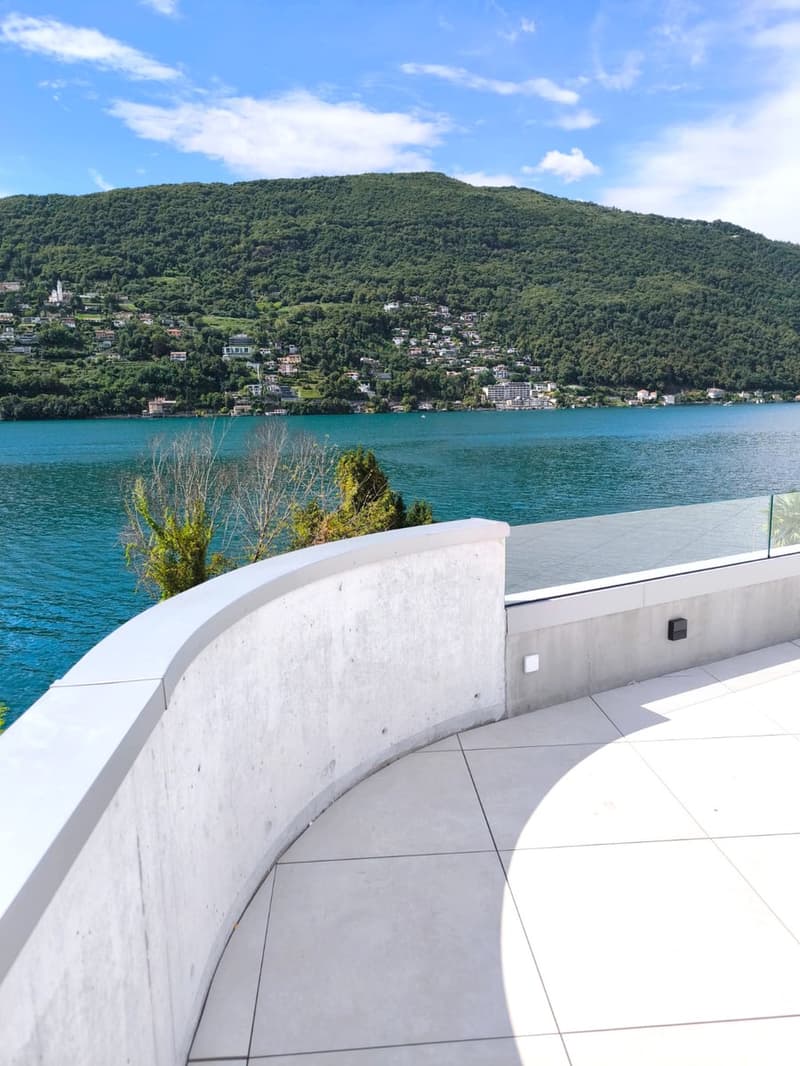 Villa prestigieuse 4,5 avec vue sur le lac et toit-terrasse ainsi que poste de bateau privé (12)