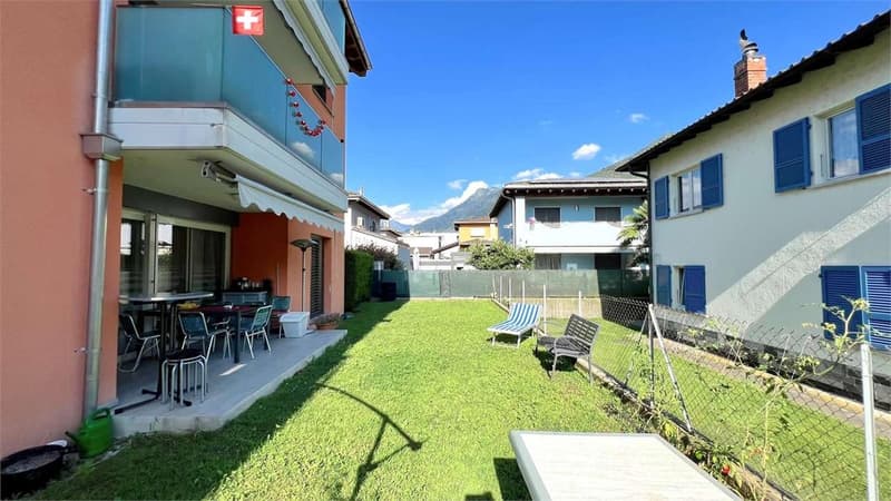 Schönes 4,5-Zimmer-Apartment mit privatem Garten in Cadenazzo (9)