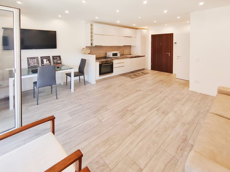 Appartement raffiné de 1,5 pièces avec balcon et cuisine neuve (2)