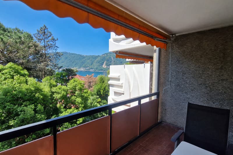 Bellissimo 2,5 locali con terrazza vista lago in residence di vacanza (5)