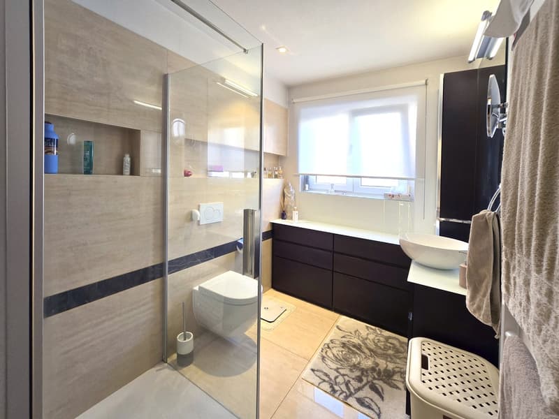 Appartement raffiné 4,5 pièces, complètement rénové avec terrasse et cheminée. (12)