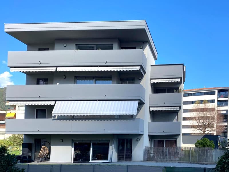 Appartement 3,5 pièces avec jardin et places de parking - résidence secondaire (5)
