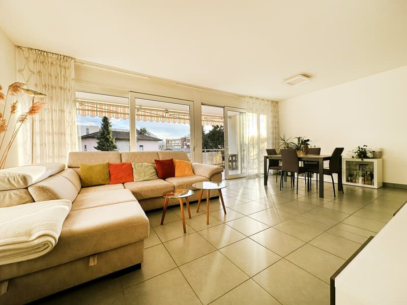 Appartement lumineux 3,5 pièces avec grande terrasse ensoleillée en zone centrale (3)
