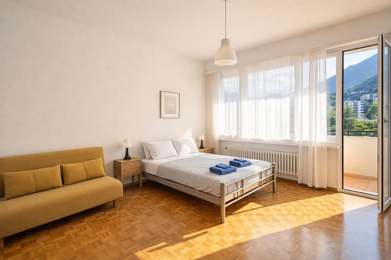 Bel appartement 3,5 pièces avec balcon et cuisine habitable (9)