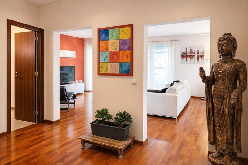 Appartement raffiné 4,5 pièces avec double terrasse et vue lac magnifique (3)