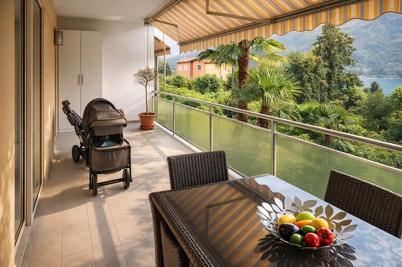 Appartement raffiné 4,5 pièces avec double terrasse et vue lac magnifique (9)