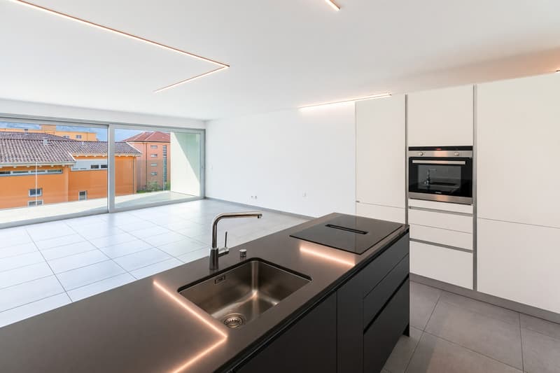 Elegante attico 3,5 avec terrasse de 70 m² au cœur de Bellinzona (10)