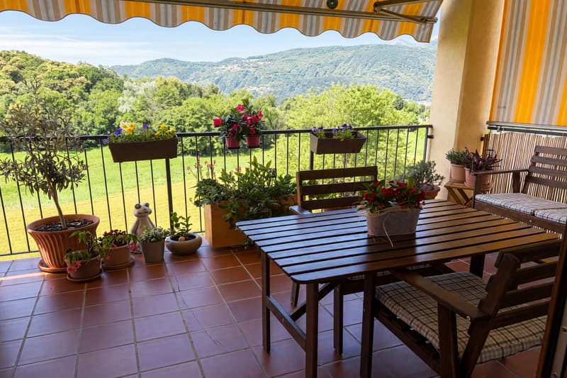 Bellissimo ampio duplex 5,5 locali con terrazza panoramica e camino (1)