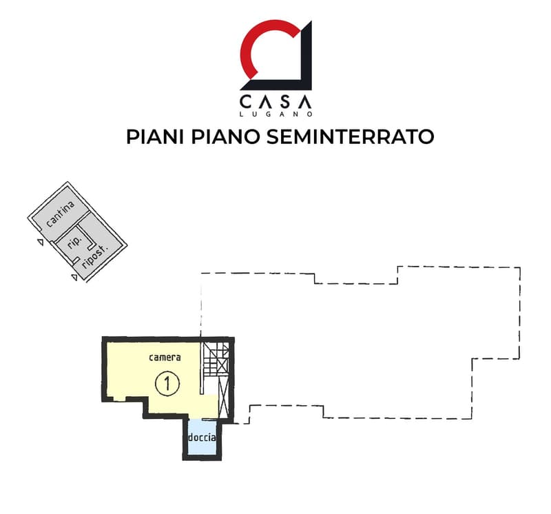 Duplex 4,5 in bifamiliare con panorama, giardino privato e grottino. (10)