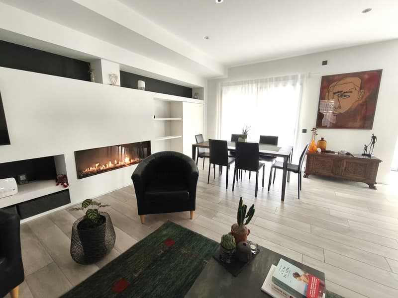 Meravigliosa casa 6,5 locali con giardino con piscina controcorrente (4)
