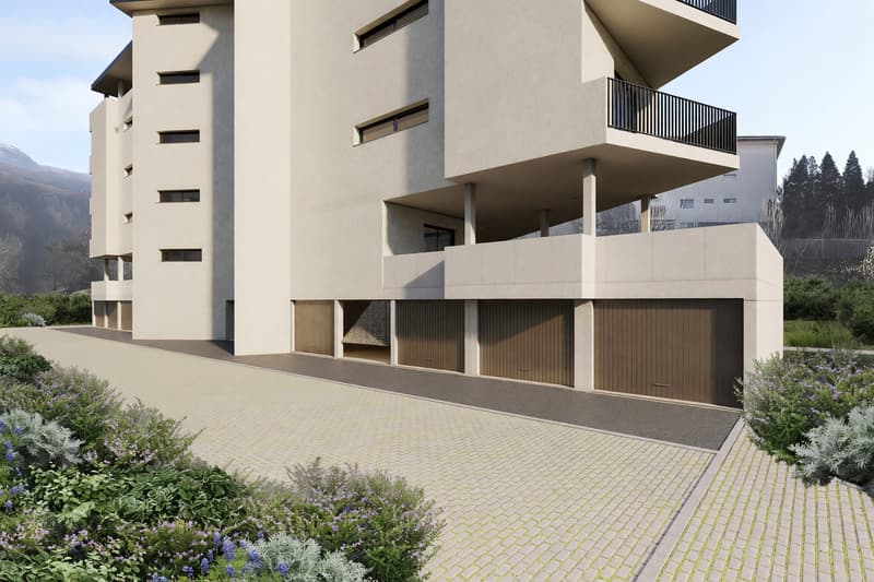 Nuovo e luminoso 3,5 con grande terrazza abitabile e vista aperta (8)