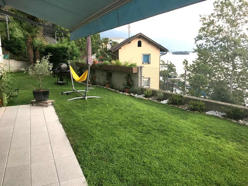 Ampio 5,5 con giardino e terrazza con affaccio sul lago a Brissago (6)