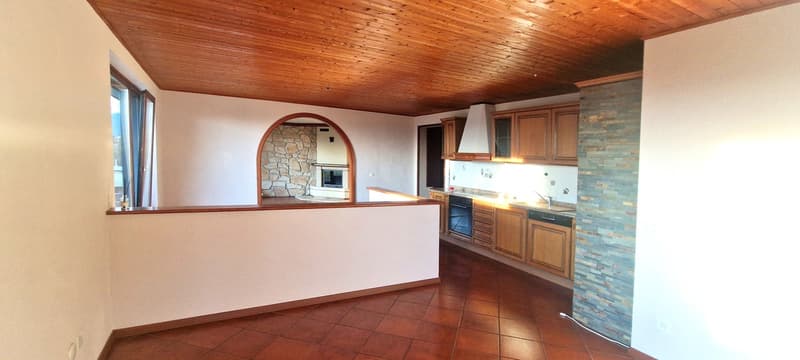 Duplex 4,5 in bifamiliare con panorama, giardino privato e grottino. (4)