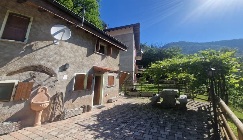 Casa ticinese 5,5 nella pace della natura con meraviglioso panorama. (1)