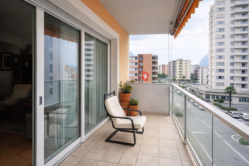 Raffinato 3,5 locali con terrazza coperta e finiture di pregio. (6)