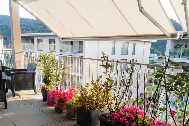 Elegante nuovo 3,5 con ampio terrazzo e camera con bagno ensuite (5)