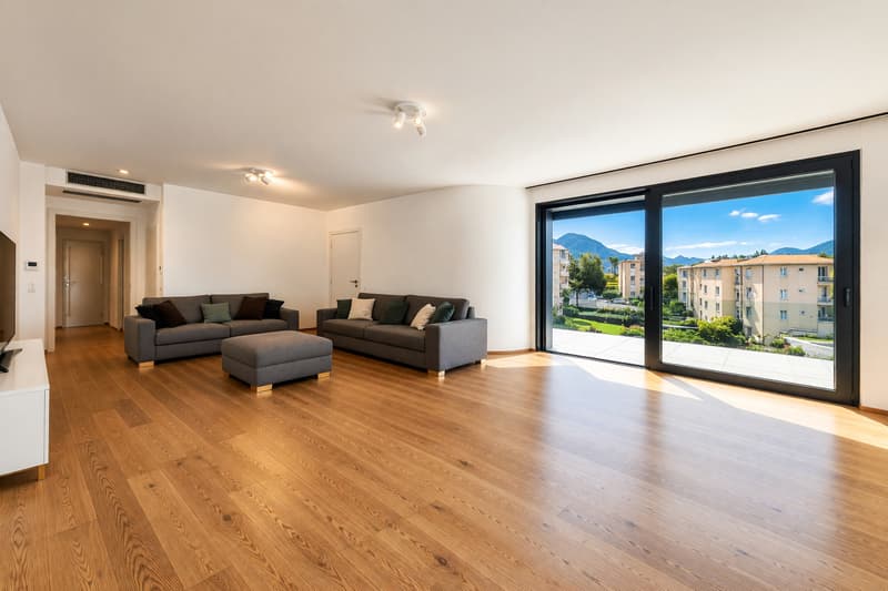 Elegante attico 4,5 con roof top privato e piacevole vista aperta (1)