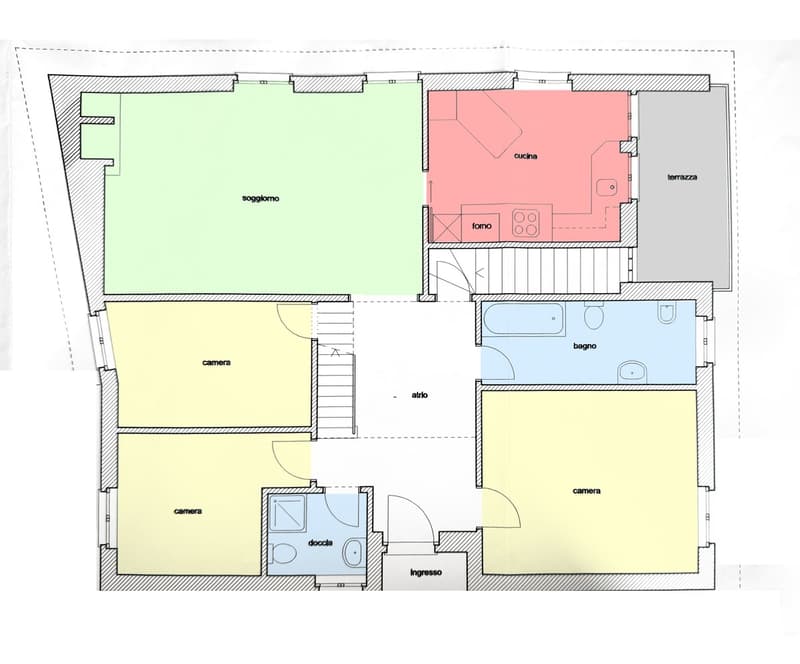 Casa 6,5 ristrutturata in medio-alto standing con giardino. (22)