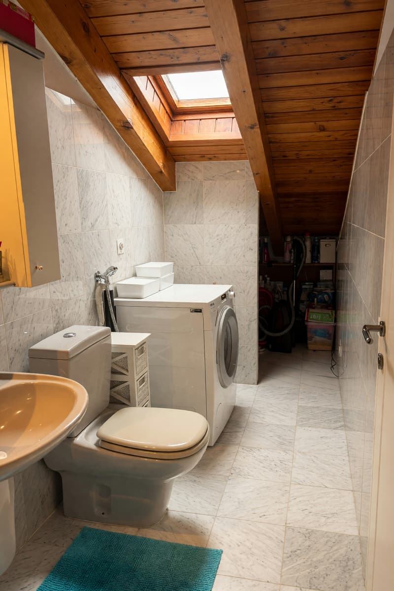 Bellissimo ampio duplex 5,5 locali con terrazza panoramica e camino (18)