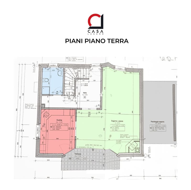 Meravigliosa villetta con giardino 6 locali e taverna con camino. (18)