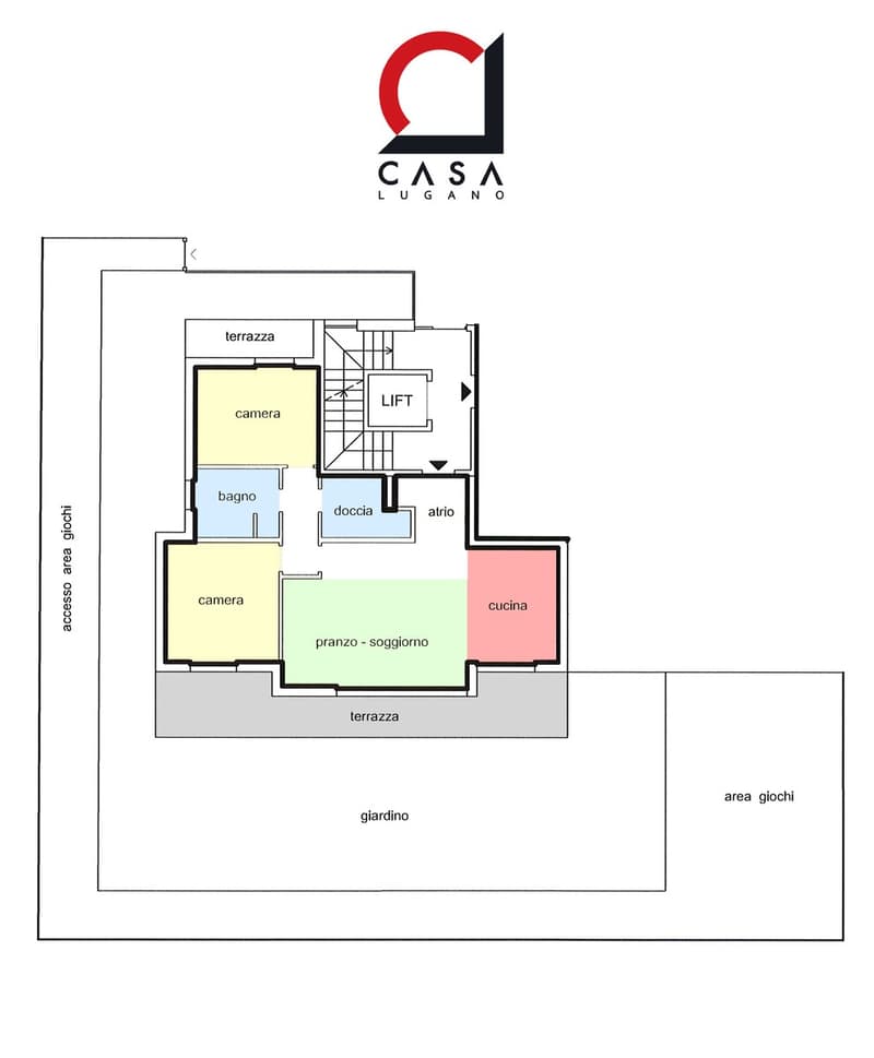 Appartamento 3,5 locali con giardino e posteggi - residenza secondaria (14)