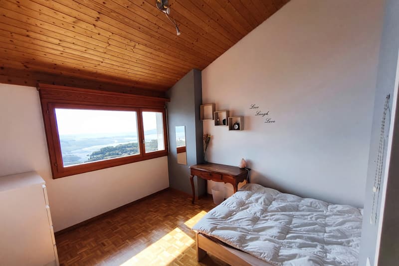 Villa unifamiliare 5,5 vista lago con giardino e camino (12)