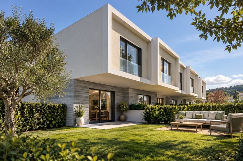 Nuova villetta contigua 4,5 con giardino privato e terrazzo (1)