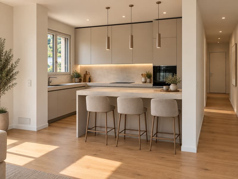 Prestigioso 5,5 ristrutturato in alto standing, vista lago a Loreto (9)