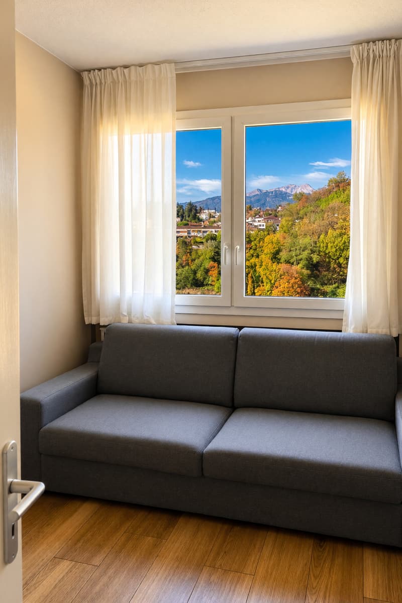 4,5 ristrutturato con terrazza e vista aperta. (6)