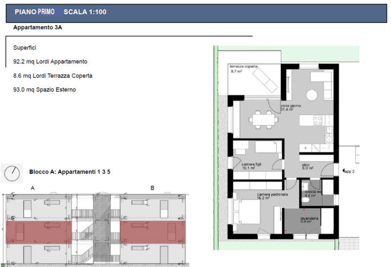 Apartment 1 of 3.5 rooms on the ground floor with garden (13)