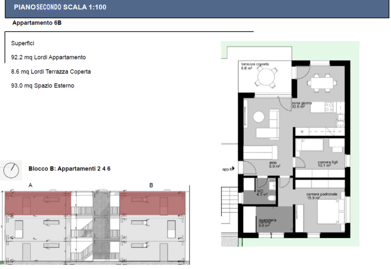 Apartment 6 of 3.5 rooms on the second floor (14)