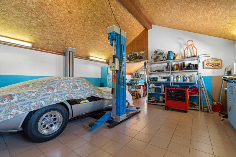 Villa bifamiliale prestigieuse avec piscine, grotte, dépendance et garage avec atelier (24)