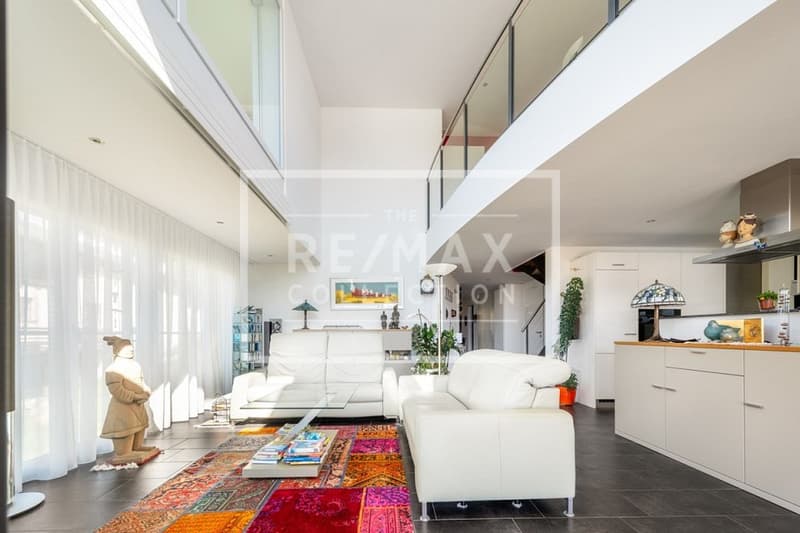 Penthouse feeling with Pilatus view: Exclusive 5½-room maisonette apartment (3)