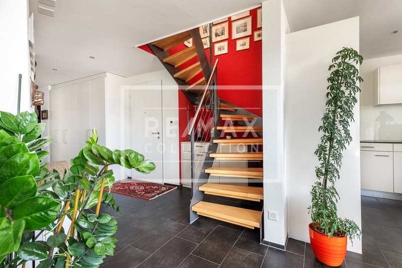 Penthouse feeling with Pilatus view: Exclusive 5½-room maisonette apartment (2)