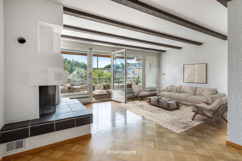 Appartement attractif de 5½ pièces avec vue panoramique ensoleillée (5)
