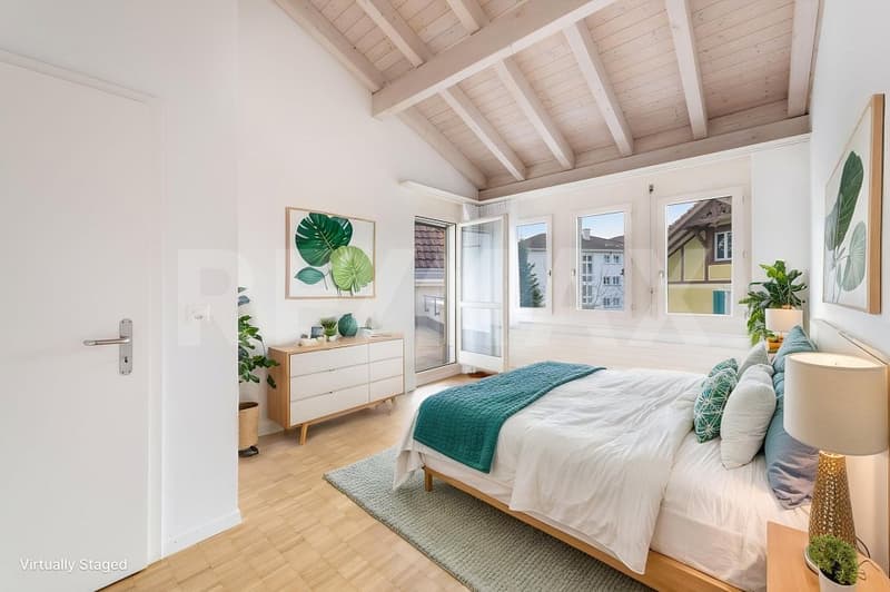 Zentral gelegene 5½-Zimmer-Maisonettewohnung mit Stil (5)