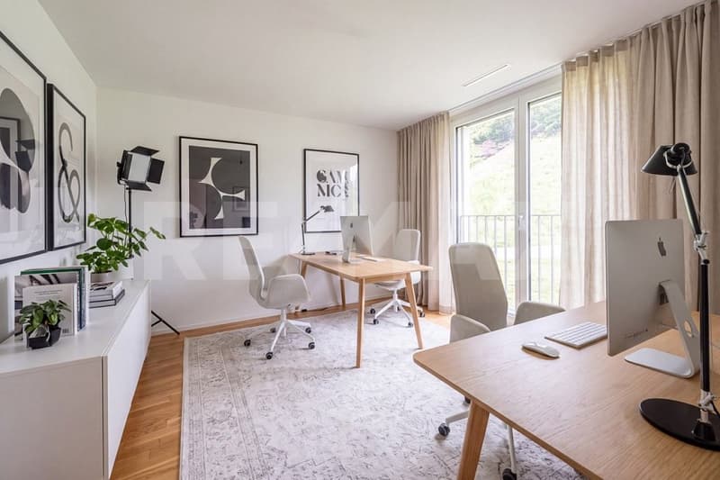 Grosszügiger Wohnkomfort  moderne 5½ -Zimmer-Familienwohnung im Grünen (4)