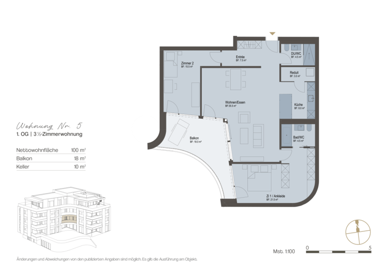 «Felice» Vitznau - 3½-Zimmer-Wohnung mit stilvollem Raumkonzept (2)