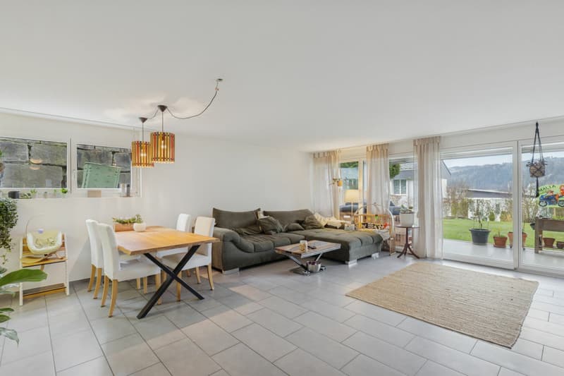 Garden apartment with large hobby or storage space (5)