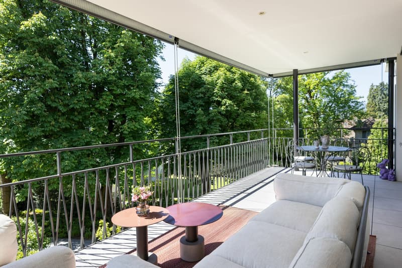 Ruheoase mitten in der Stadt - luxuriöse 3.5 Zimmer Wohnung (2)