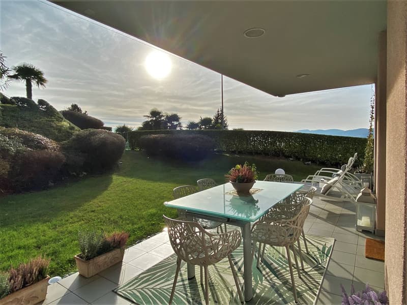 Trilocale con giardino in posizione panoramica (3)
