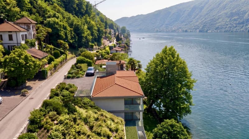 Terreno edificabile con vista lago a Morcote (3)